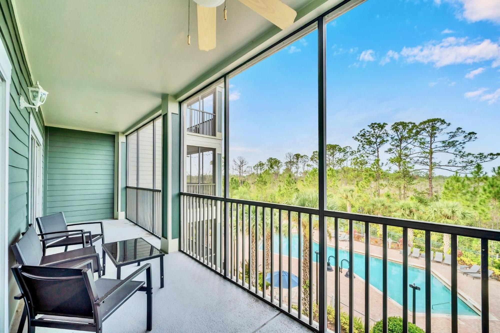 Near - 2br - Balcony Pool Hot Tub *